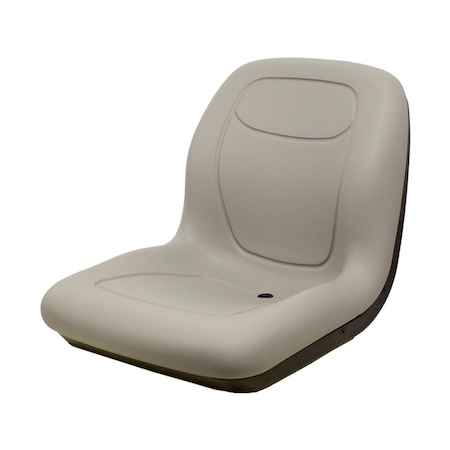 Replacment Gray Seat Fits Dixie Chopper Ariens & More